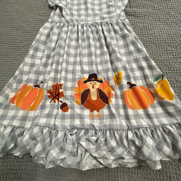 Girls Millie loves little Thanksgiving dress size 9 - Picture 2 of 4
